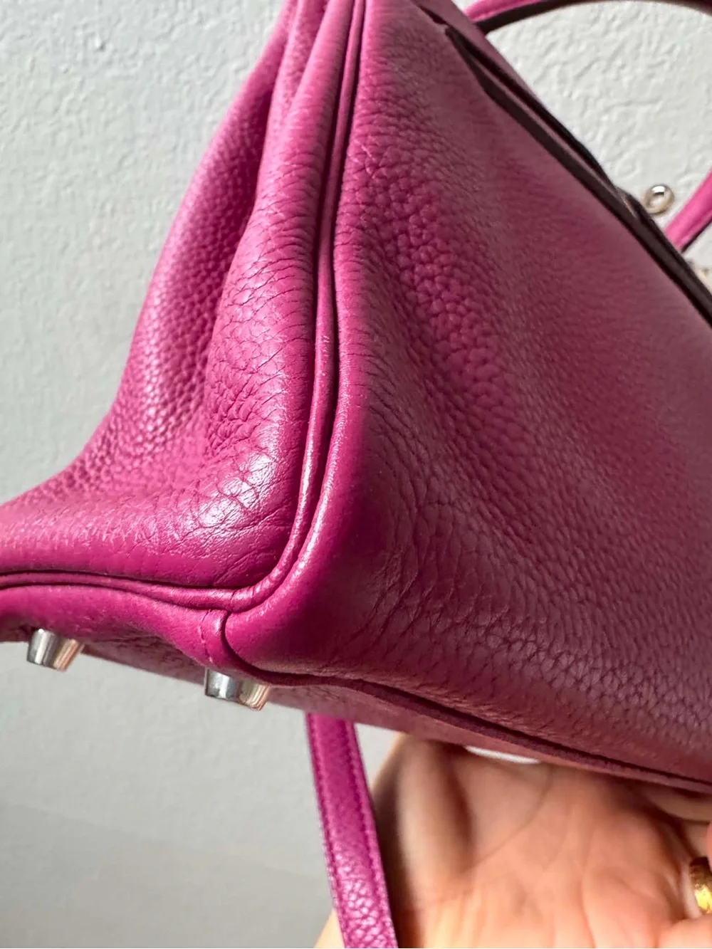 Hermes Kelly 32 Tosca with PHW in Togo leather - Picture 10 of 10